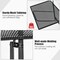 Costway Folding Hanging Table Adjustable Balcony Railing Table Patio Deck Black